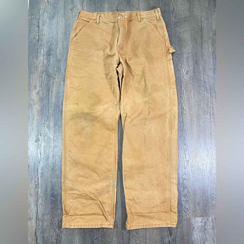 Carhartt Mens Fully Lined Work Pants - Picture 2 of 8